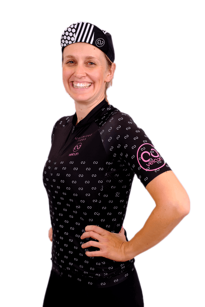 Veloon Jersey Polka - nachhaltige Radfahrbekleidung Frauen. Fahrrad Trikot für Damen.